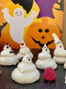 Meringues Fantômes pour Halloween